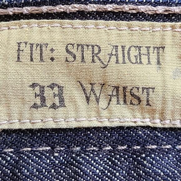 REMETEE Destructed Destroyed Straight Fit Jeans 04RS401 Men's 33‎ x 33 - Picture 15 of 16